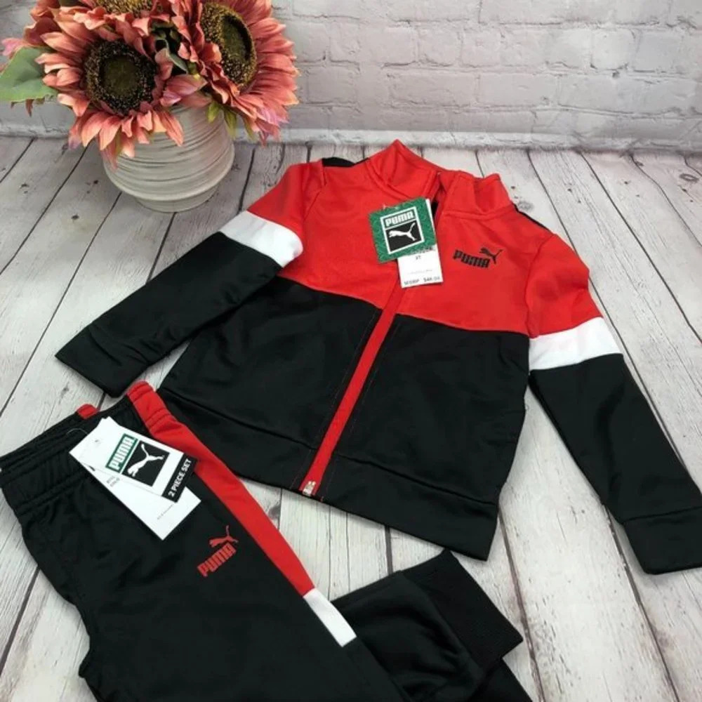 NWT puma boys jogger track suit sporty activewear Athleisure streetwear